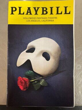 Phantom Of The Opera Playbill
